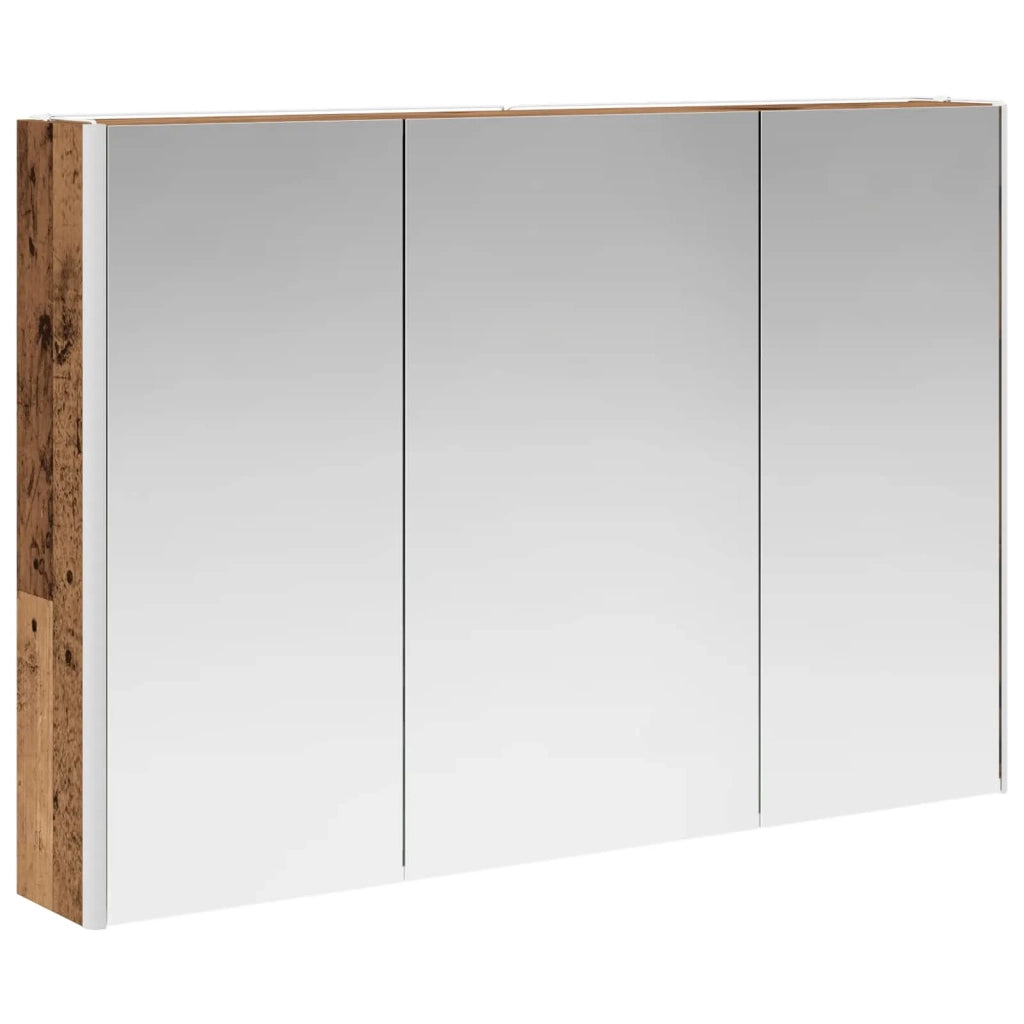 Set di mobili per il bagno 4 pz Legno antico 3406749