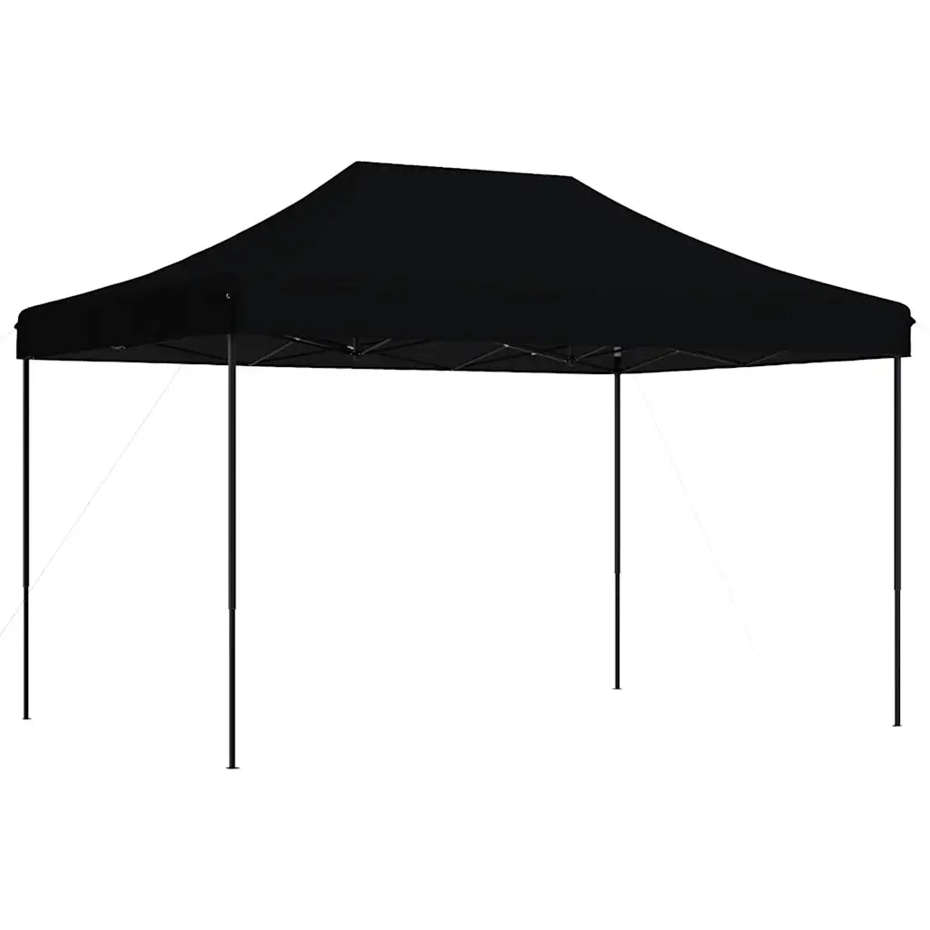 Tenda da Festa Pieghevole Pop-Up - Gazebo Nero 410x279x315 cm