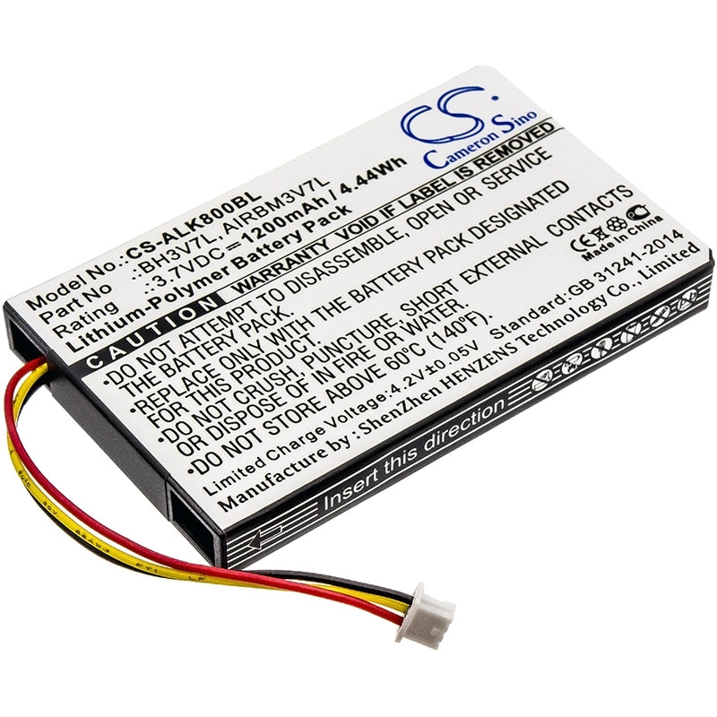 BATTERIA COMPATIBILE AUTEC ALK800BL NiMH 7,2V 1200 mAh