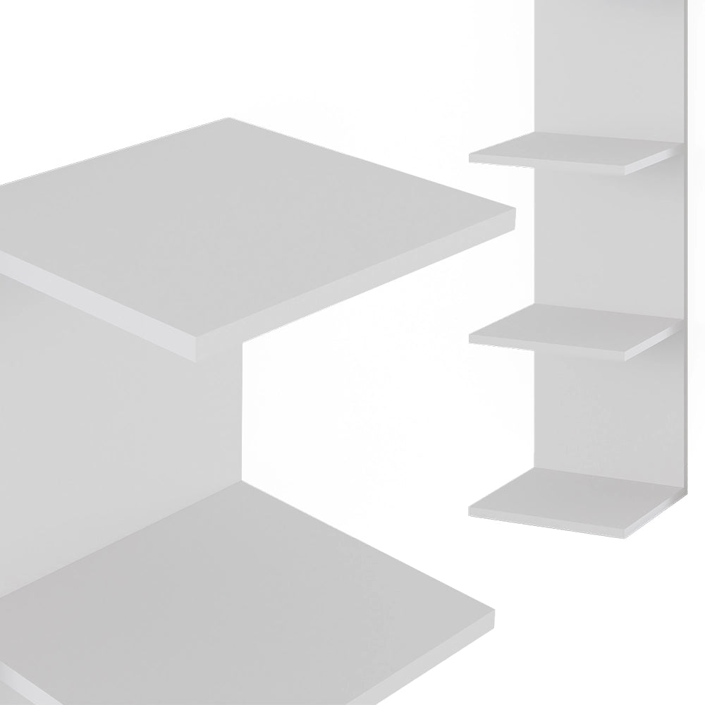 Vicco Scaffale a muro Bianco 30 x 95 cm