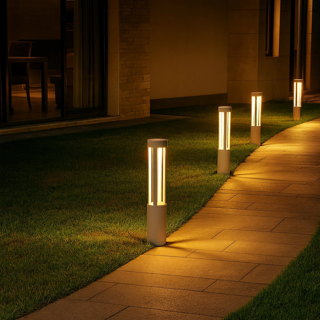 LAMPIONE PALO GIARDINO LED ILLUMINAZIONE ESTERNO 15W IP65 60 CM LUCE NATURALE IDEALE PER PERSCORSI PARTO E VIALETTO
