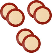 Set di 6 Tavoli di Cottura in Silicone - Tavoli di Cottura Antiscivolo per Cottura e Grigliata