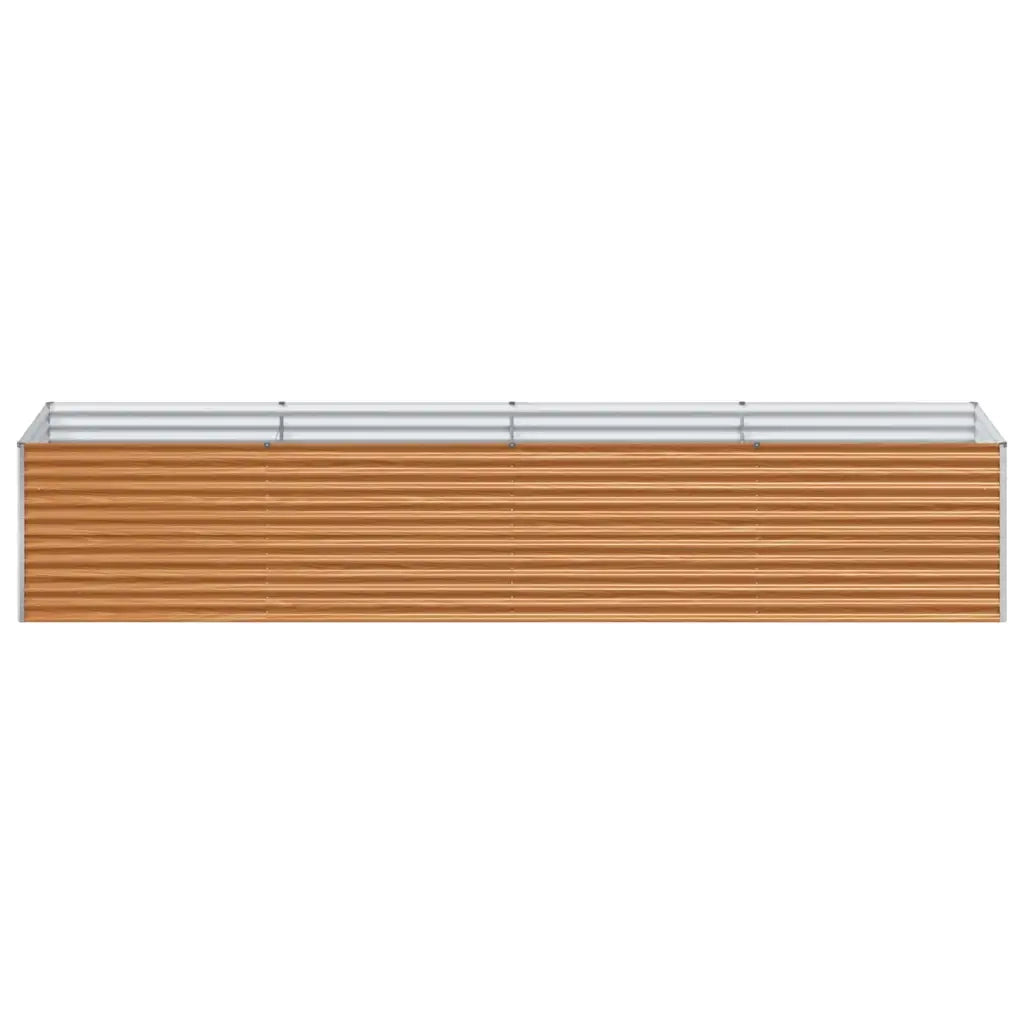 Letto rialzato da giardino 390 x 100 x 68 cm Acciaio zincato 42017369