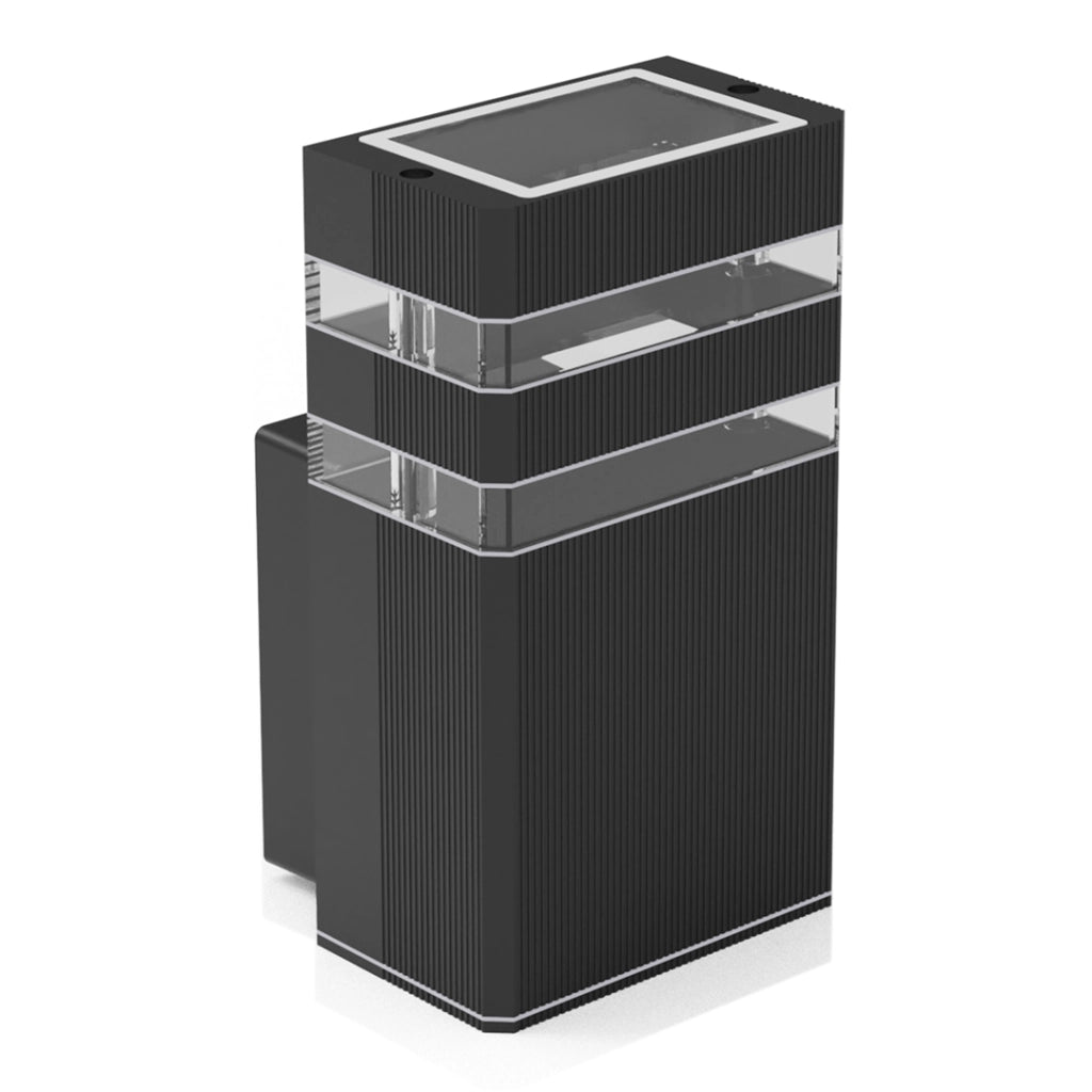 Applique esterno Eko-Light Vini nero IP54 GU10 alluminio