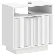 Mobile Sottolavabo Bagno con Ripiano Regolabile ¨C Xylo ¨C Legno Bianco 60x33x63 cm