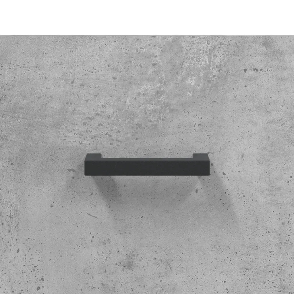 Tavolino Salotto Grigio Cemento 50x50x40 cm Legno Multistrato 829404
