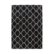 Tappeto Eclipse 300 Nero in Pelle Cucito a Mano