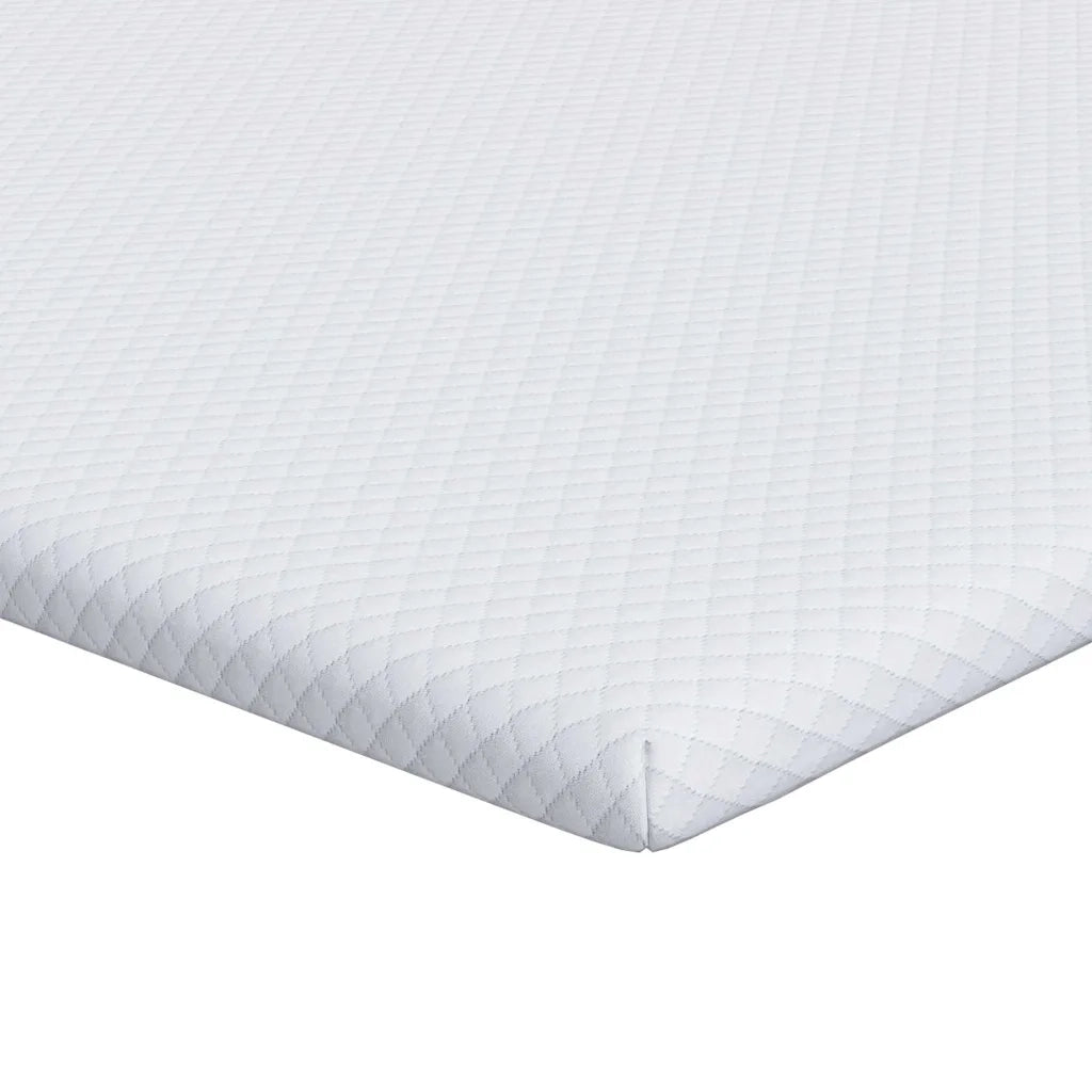 Topper per materasso Bianco 140 x 190 cm Tessuto Jacquard 4106215
