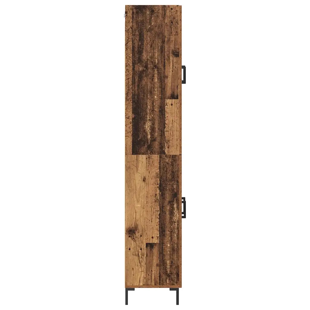 Credenza 2 pz | Madia | Buffet da pranzo | Armadio da pranzo Legno vecchio Legno multistrato