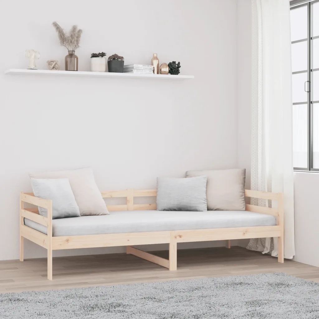 Dormeuse senza Materasso 80x200 cm in Legno Massello di Pino 814674