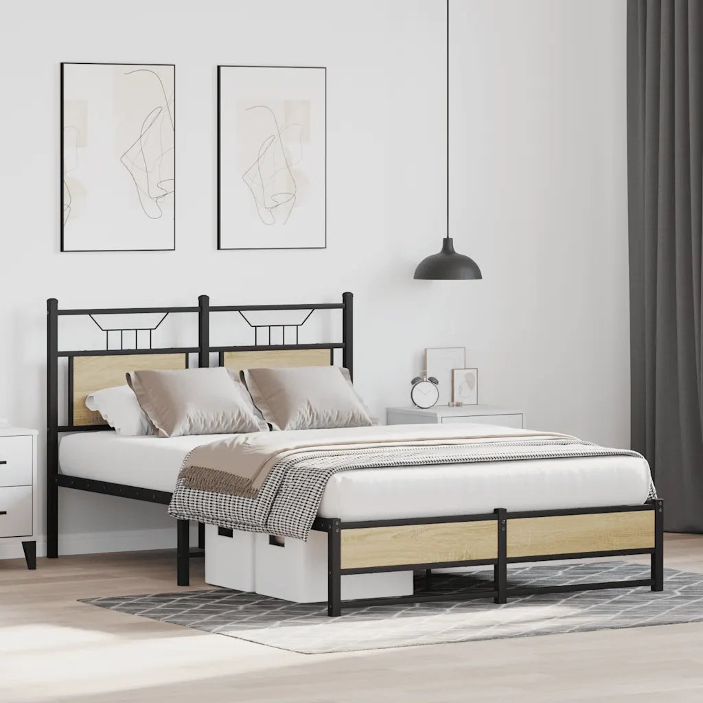 Giroletto senza Materasso Rovere Sonoma 120x200cm in Truciolato 4106960
