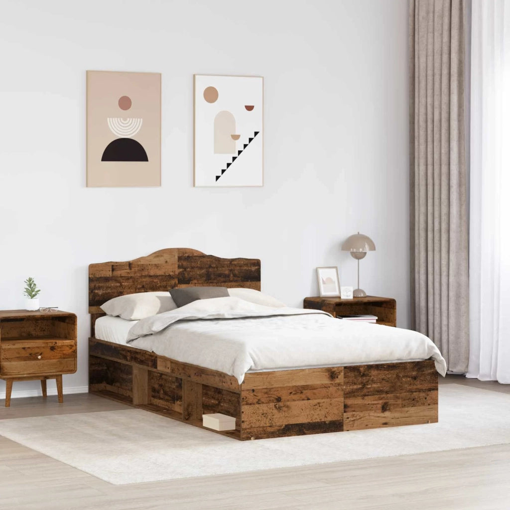 Struttura del letto Legno vecchio 120 x 200 cm Pino massello 3412923