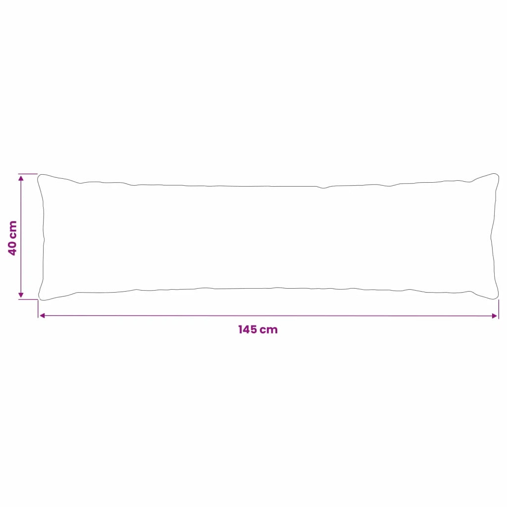 Federa 2 pz HOUTEN Blu 40 x 145 cm Tessuto Chenille 917247