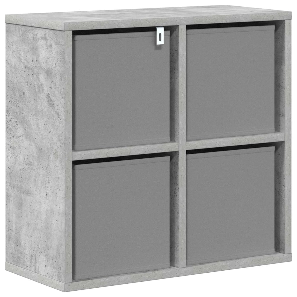 Credenza | Madia | Buffet da pranzo | Armadio da pranzo con cassetto Grigio cemento 49,5 x 22 x 47 cm