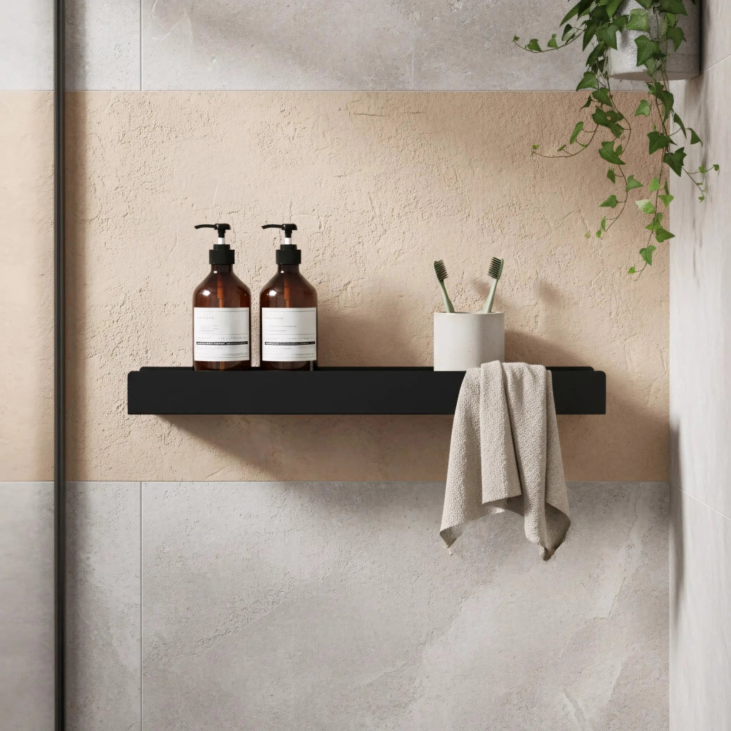 Mensola Da Bagno Sf04 60cm Black Matt