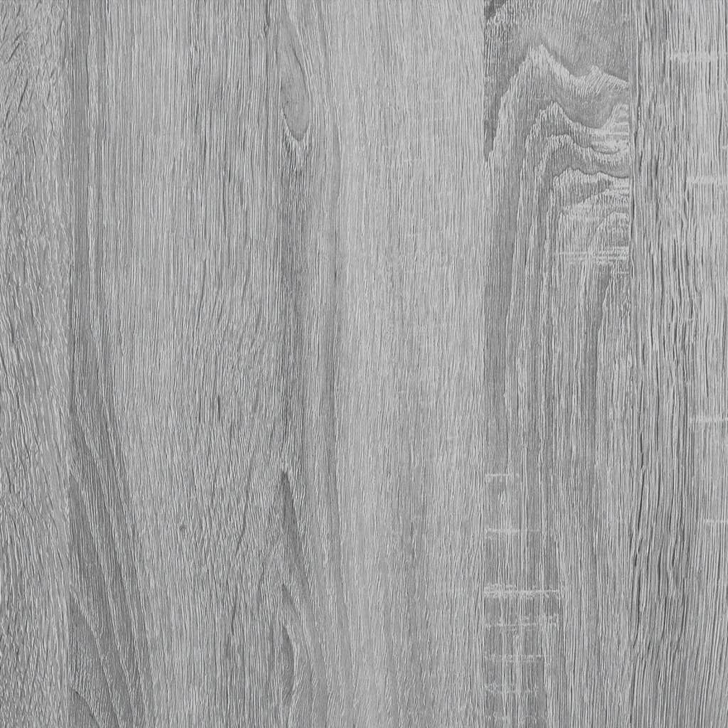 Scarpiera mobile contenitore per scarpe mobile per ingresso/corridoio/soggiorno finitura Sonoma 80 x 21 x 87,5 cm legno ingegnerizzato grigio 02_0022096