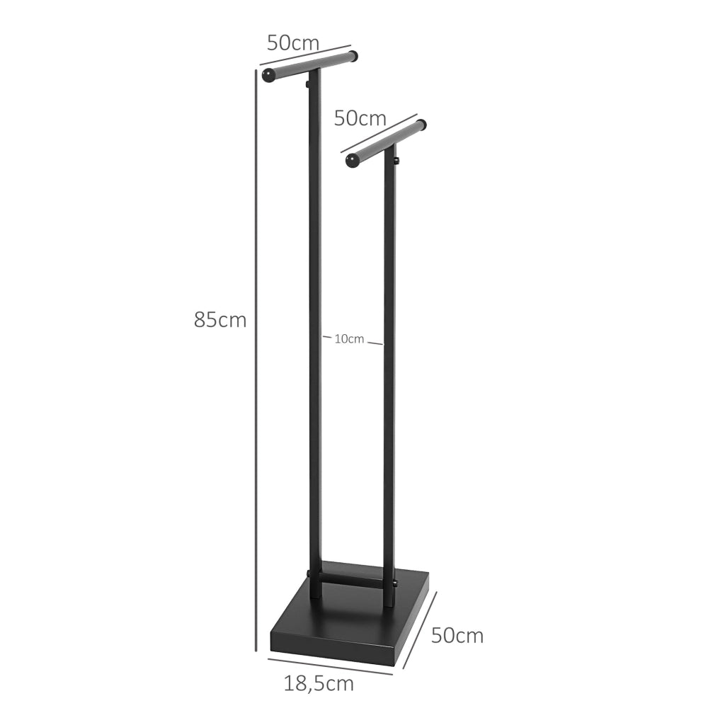 Scalda asciugamani a colonna ¨C Minimal ¨C Nero 50x18,5x85 cm