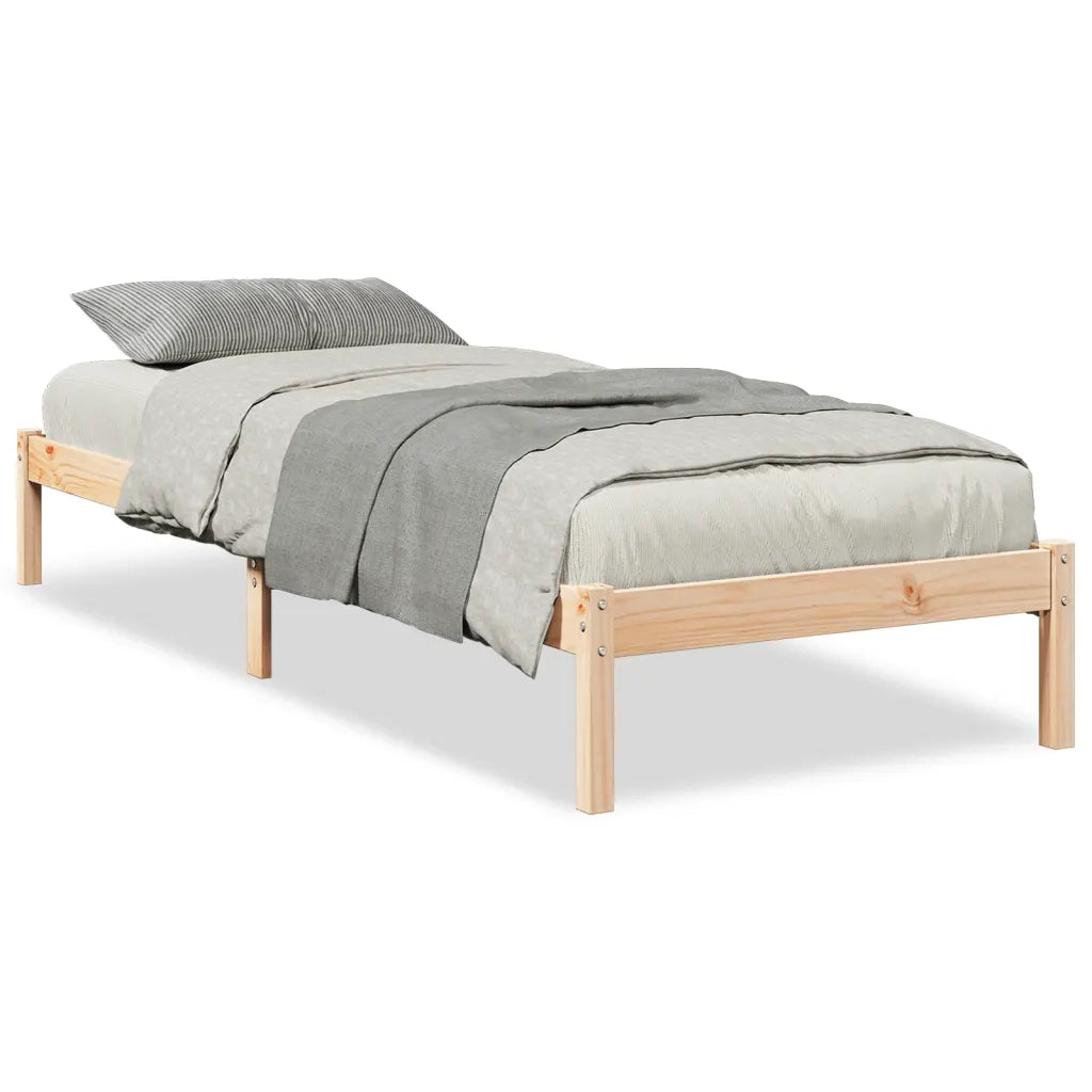 Letto Extra Lungo senza Materasso-Struttura Letto 90x220 cm in Legno di Pino 329860