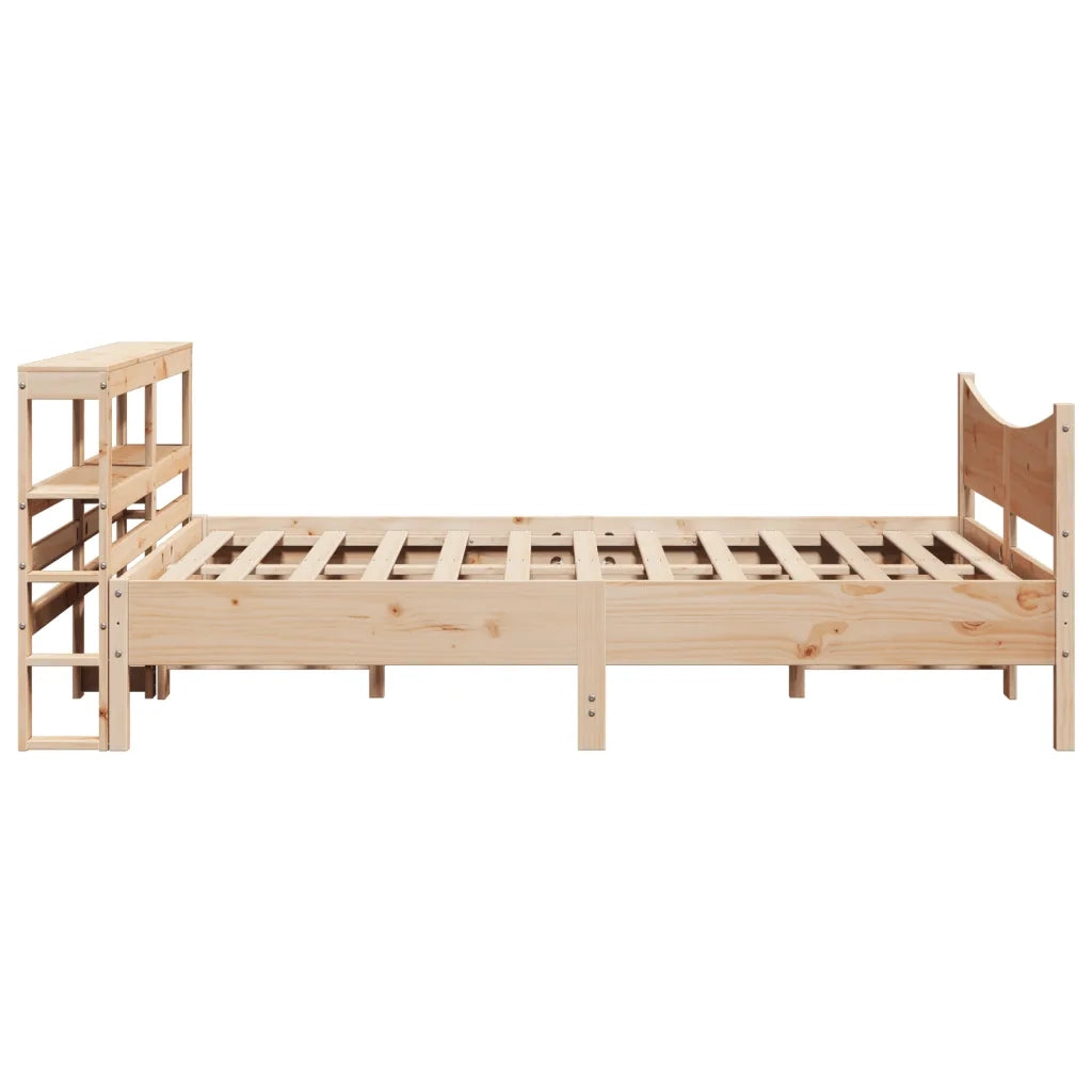 Giroletto con Testiera 140x190 cm in Legno Massello di Pino