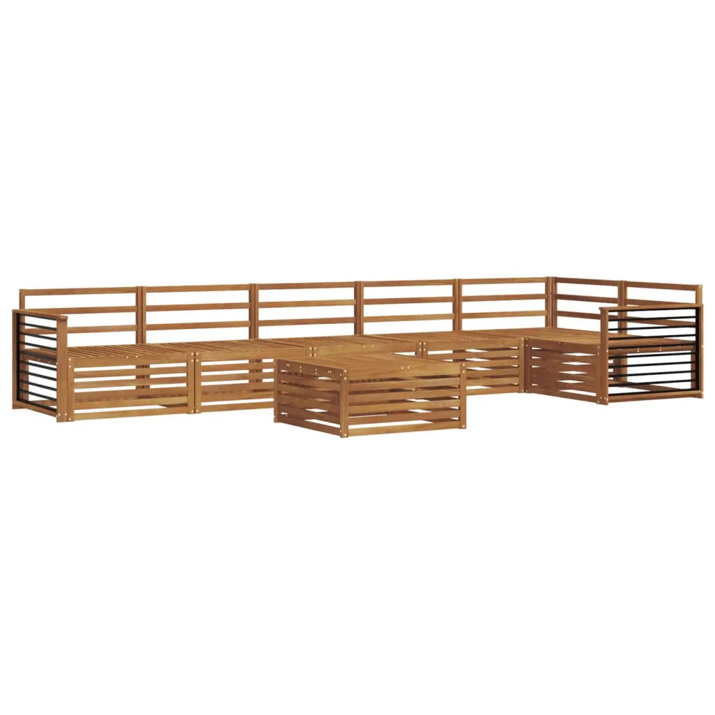 Set di divani da esterno 7 pcs Naturale 3373589
