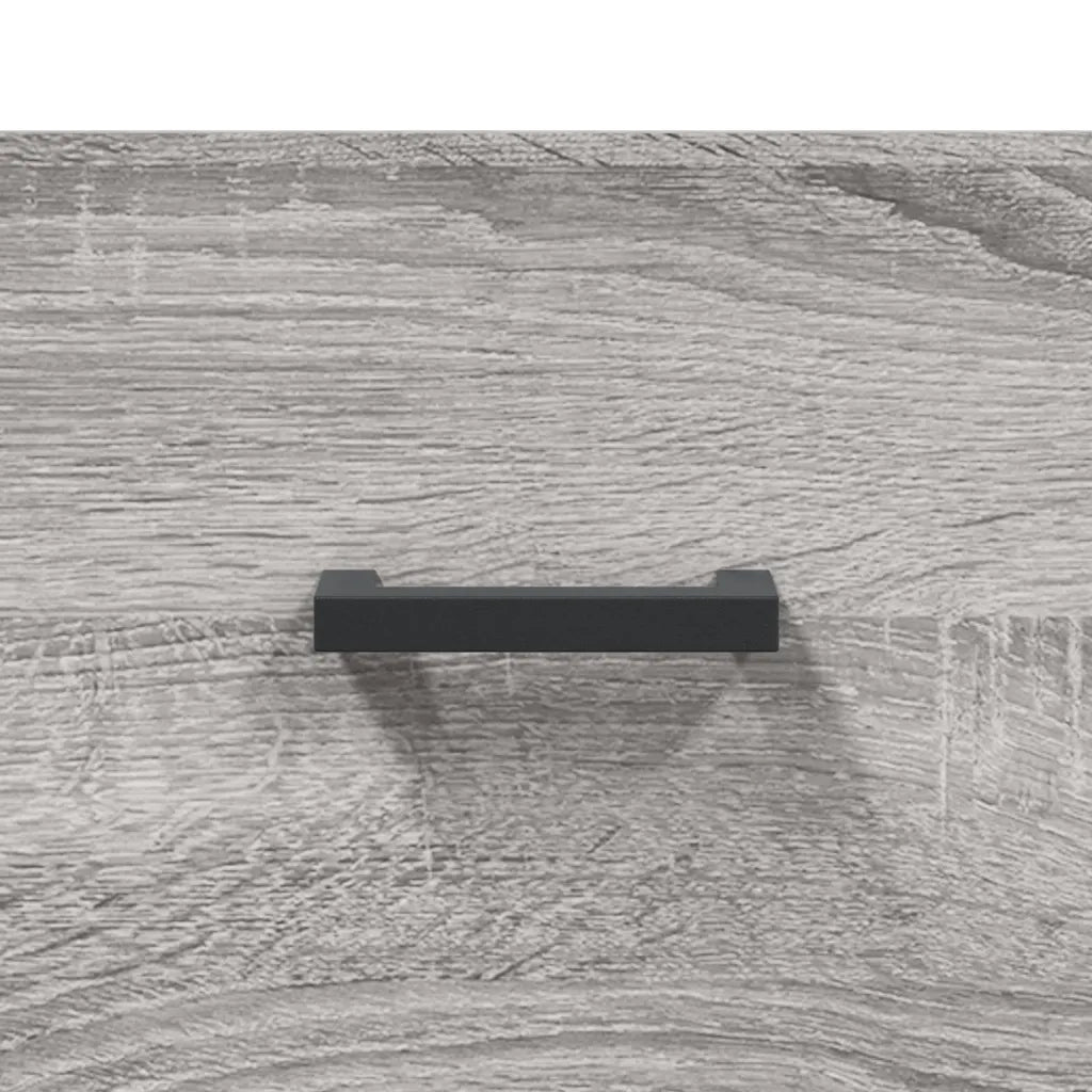 Credenza Grigio Sonoma 69,5x34x180 cm in Legno Multistrato 3190027
