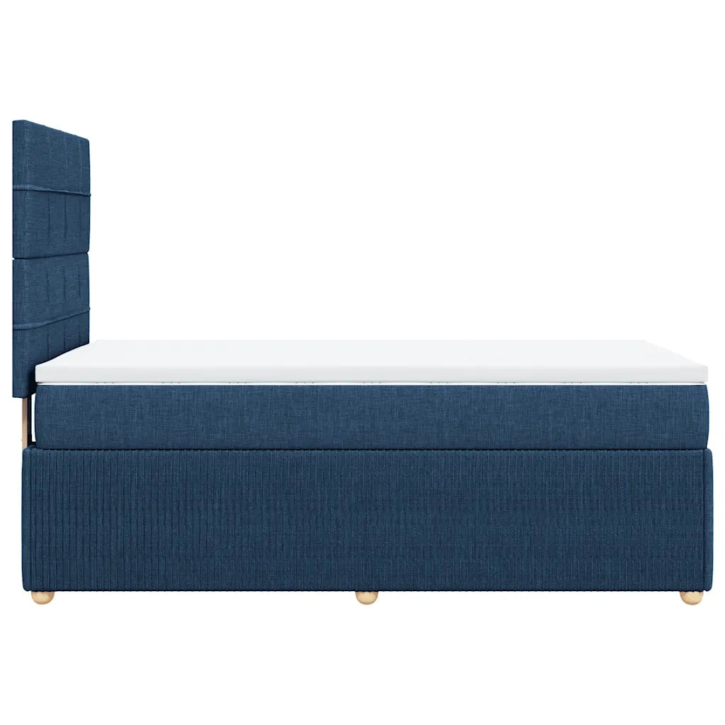 Giroletto a Molle con Materasso Blu 80x200 cm inTessuto 3291889