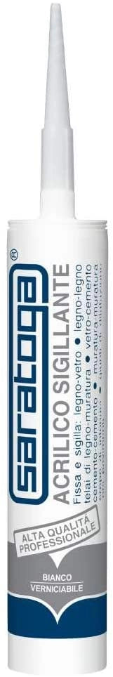 Acrilico Sigillante Bianco Set 5 Pezzi - Saratoga