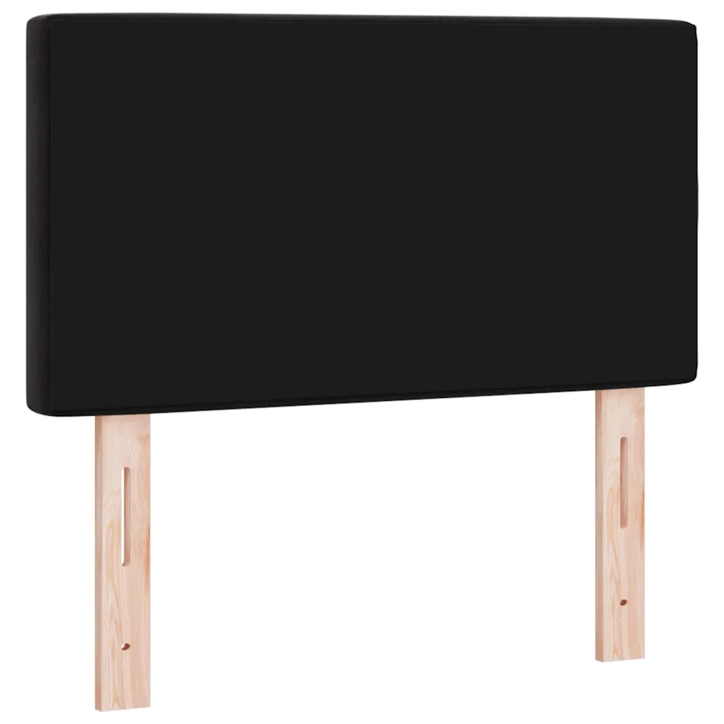 Testiera | Testata LED con strisce LED con Testiera | Testata Nero 80 cm Velluto