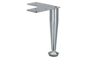 Piedino Conico In Metallo Con Flangia Triangolare H100 Pst98X98 Crom - Masidef