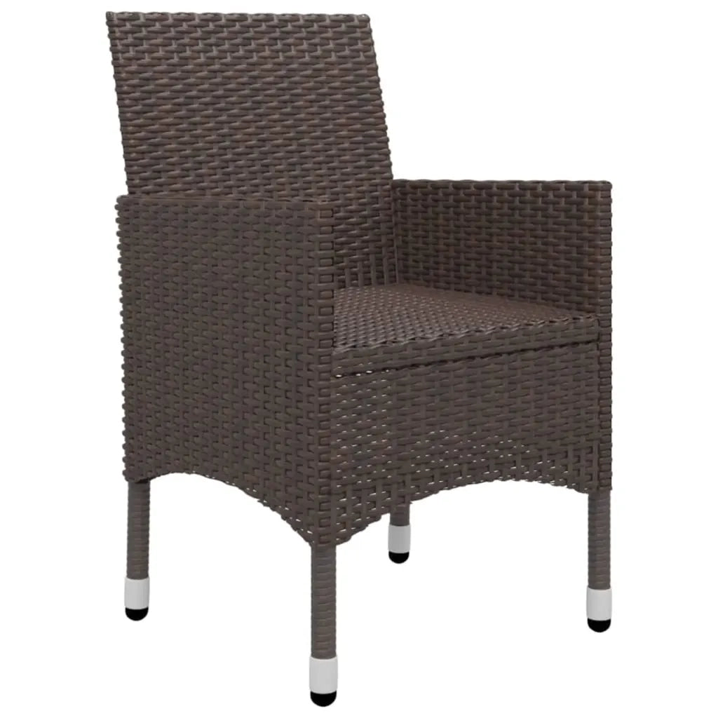 Set Mobili da Pranzo per Giardino 5 pz Marrone 3068746