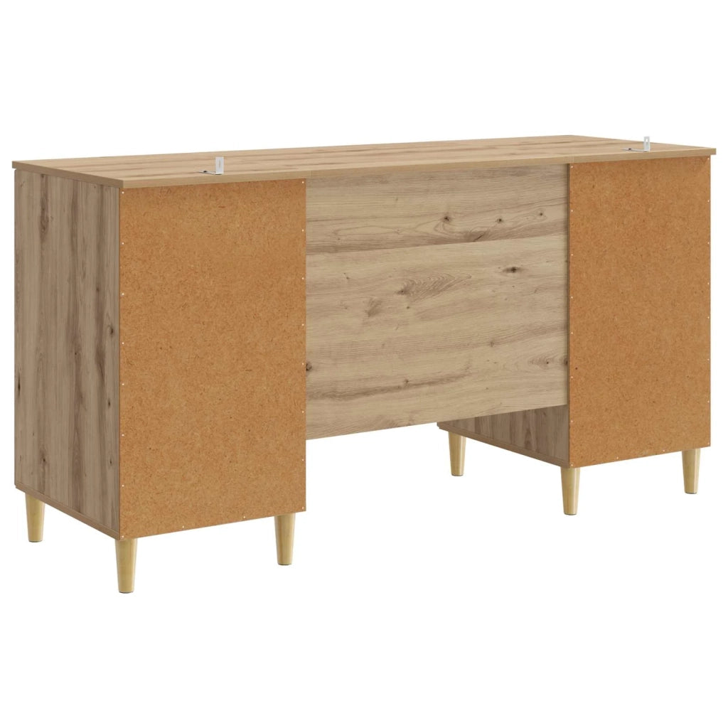 Scrivania con lo scaffale Rovere Artigianale 142,5 x 50 x 75 cm 3414602