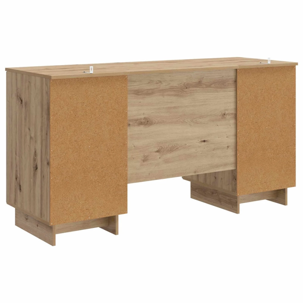 Scrivania | Tavolo da Ufficio Rovere Artigianale Legno ingegnerizzato