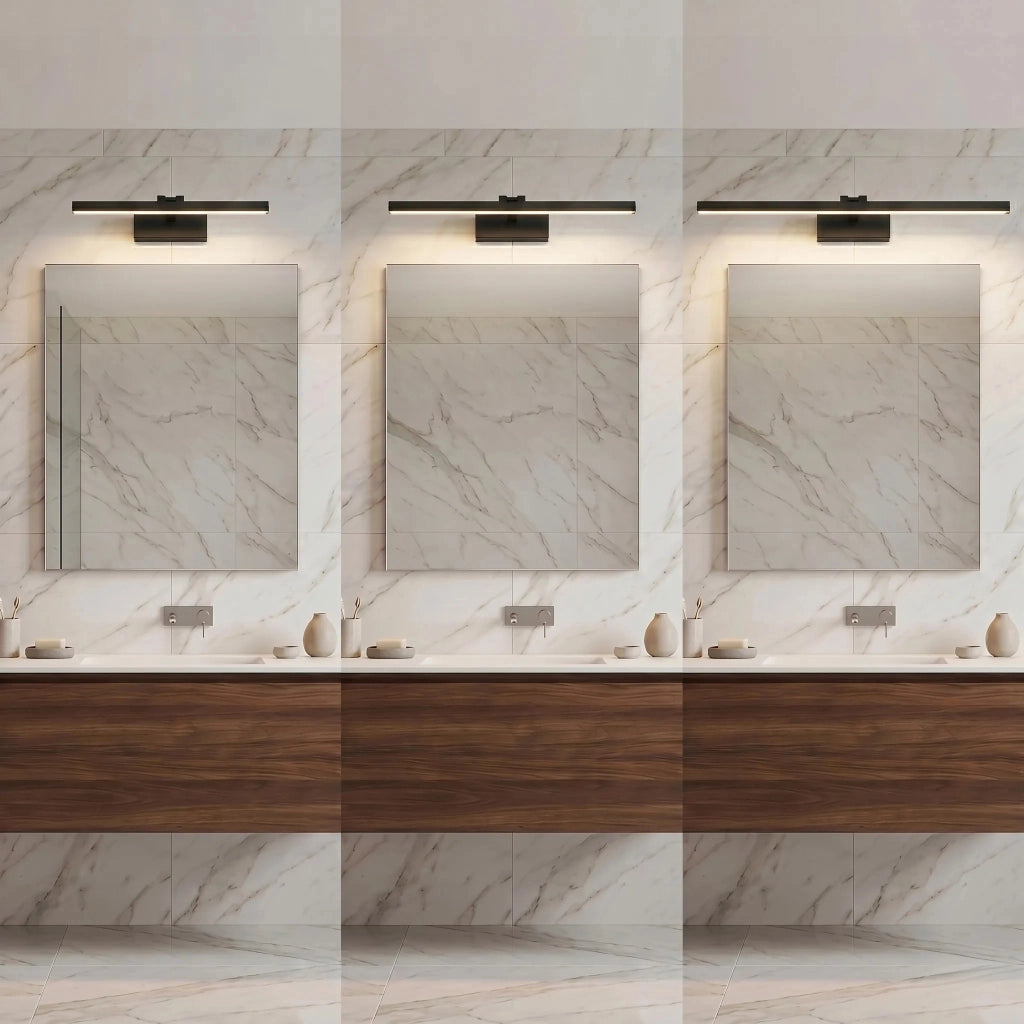 Applique Da Bagno Led APP1867-1W 60 Cm Black