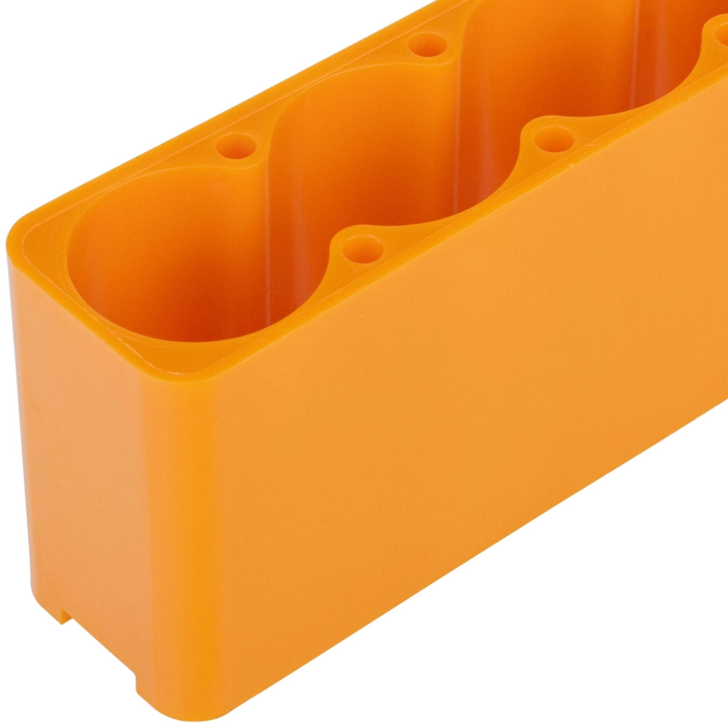 Forma di Saldatura per Batterie a 6 Celle – Struttura Stabile, Spazio per Nastro Nichelato | Dimensioni: 11x2x3,5 cm