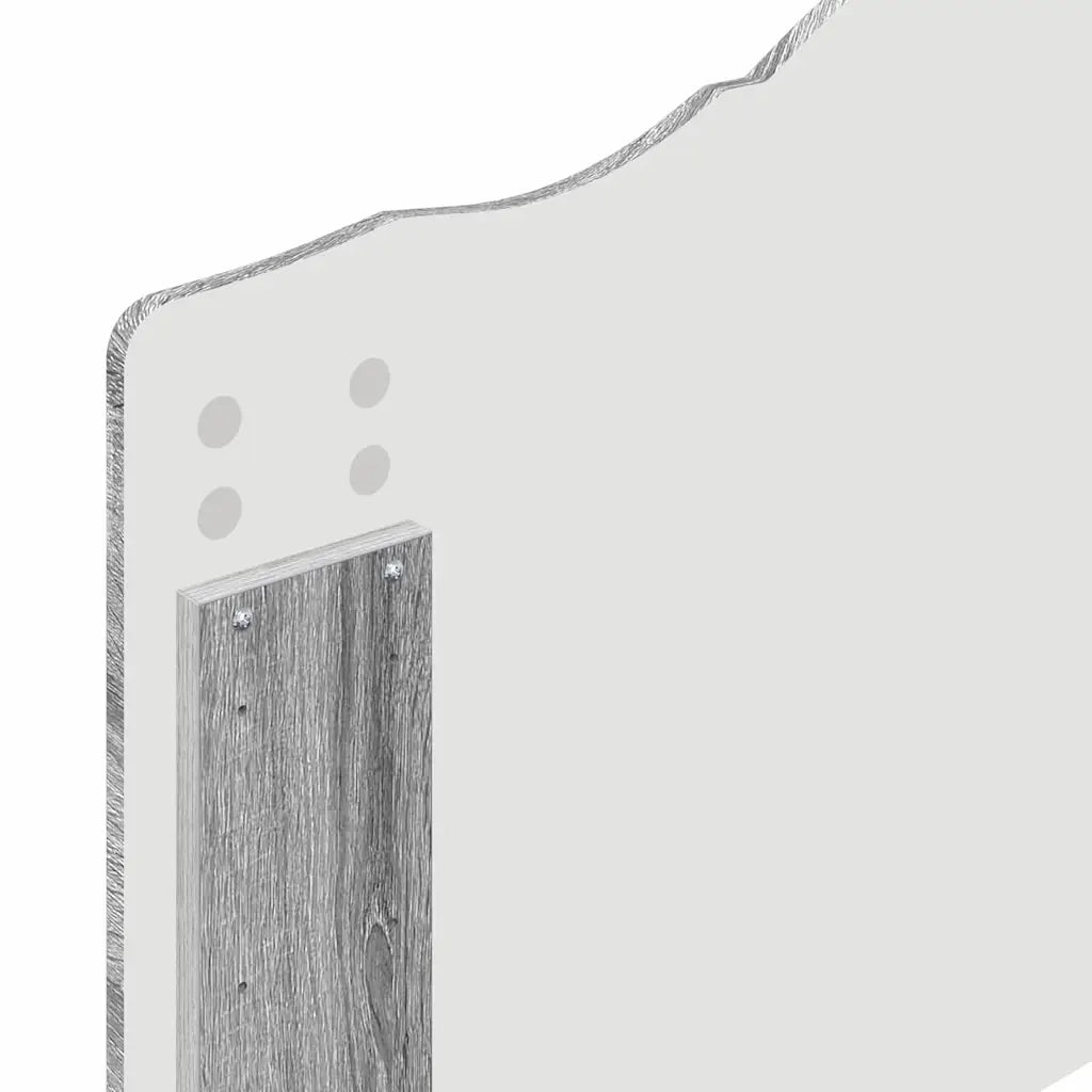 Testiera-Testata-Testiera Decorativa Grigio Sonoma 80 cm Legno multistrato 972448