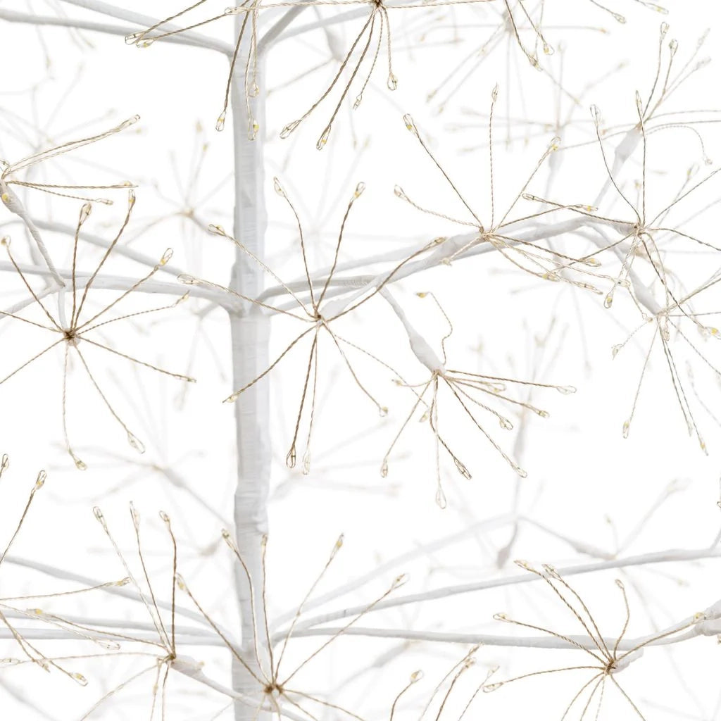 Albero Bianco con microled bianco caldo, uso interno - 2.1 METRI