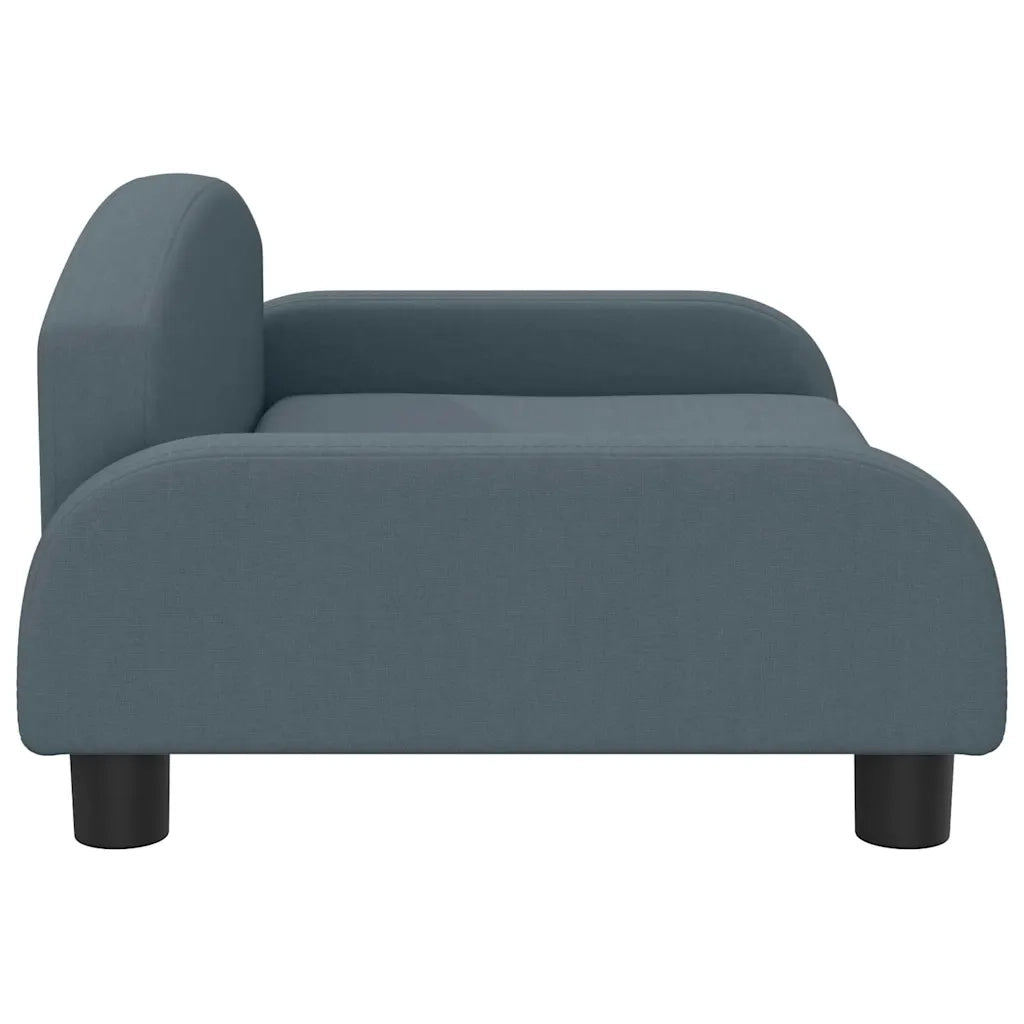 Divano per Bambini Grigio Scuro 70x45x30 cm in Tessuto 3196359