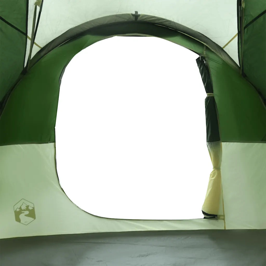 Tenda Familiare a Tunnel per 6 Persone Verde Resistente all'acqua 4009572