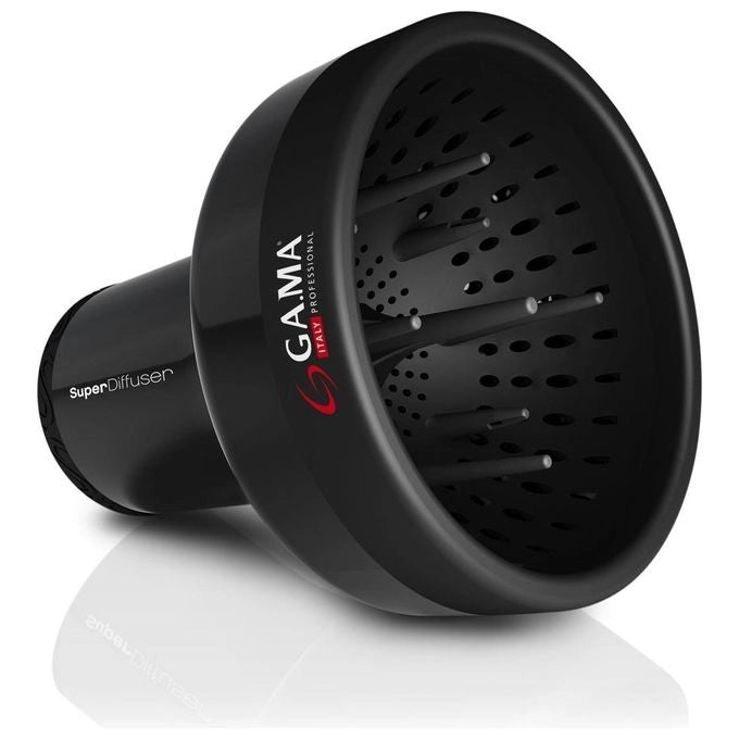 GA.MA Diffusore Phon Universale Gama, adatto per tutti i tipi di phon, asciugature veloci e delicate, per acconciature voluminose, boccoli e styling ricci, effetto anti crespo