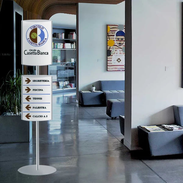 Mini Totem bifacciale 2 x A3 verticale inclusa STAMPA