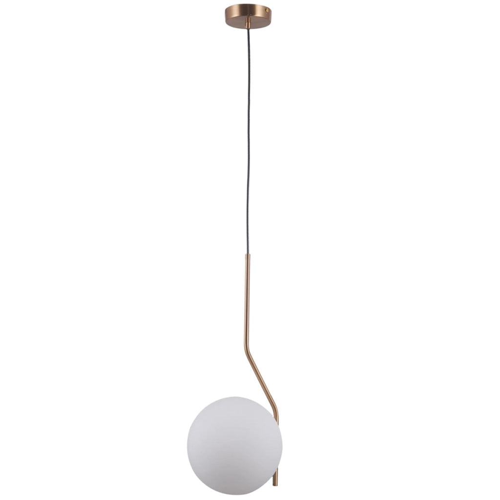 Italux Carimi lampada a sospensione ottone Ø20 E27