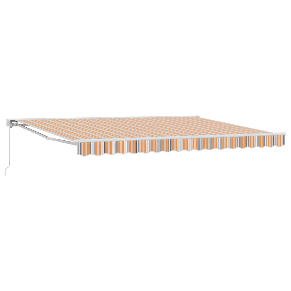Tenda retrattile manuale Arancione, Grigio, Blu, Bianco 3420297