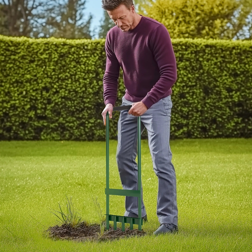 Aeratore per Prato Manuale ¨C Minimal ¨C Verde Scuro