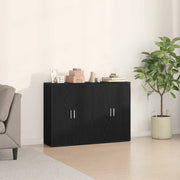 Credenza 2 pcs Rovere Nero 60 x 31 x 84 cm Legno multistrato 3334304