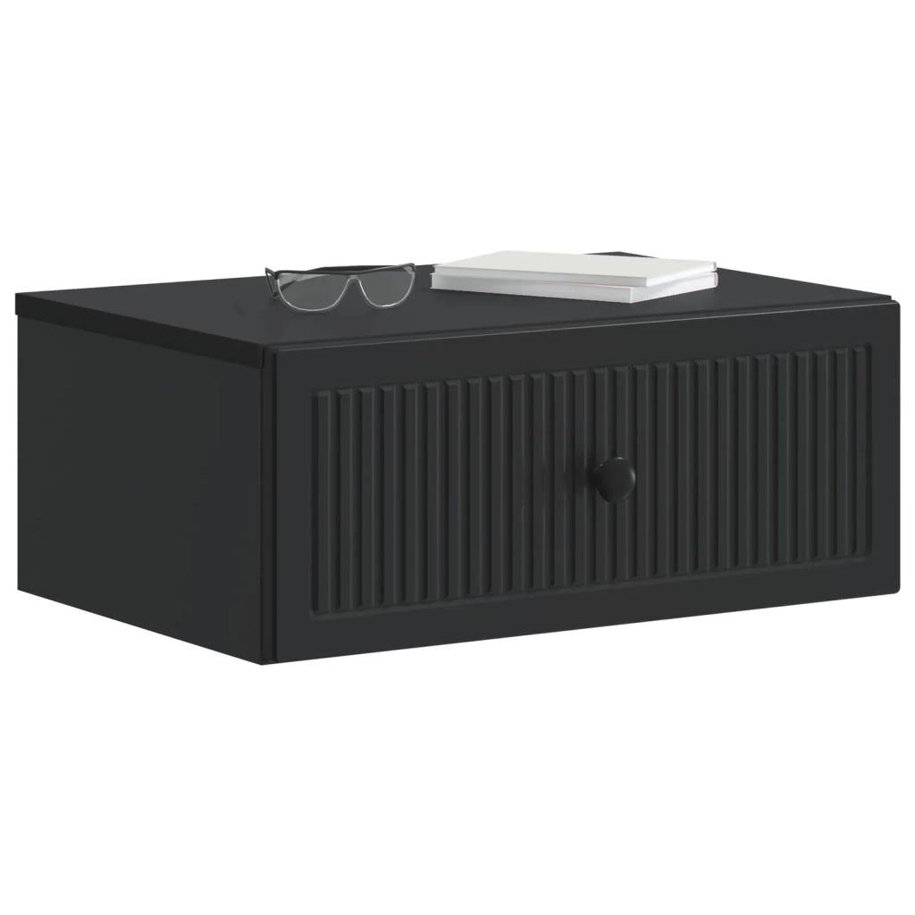 Armadio da Notte con cassetto 2 pcs Nero 49 x 34,5 x 20 cm 897938