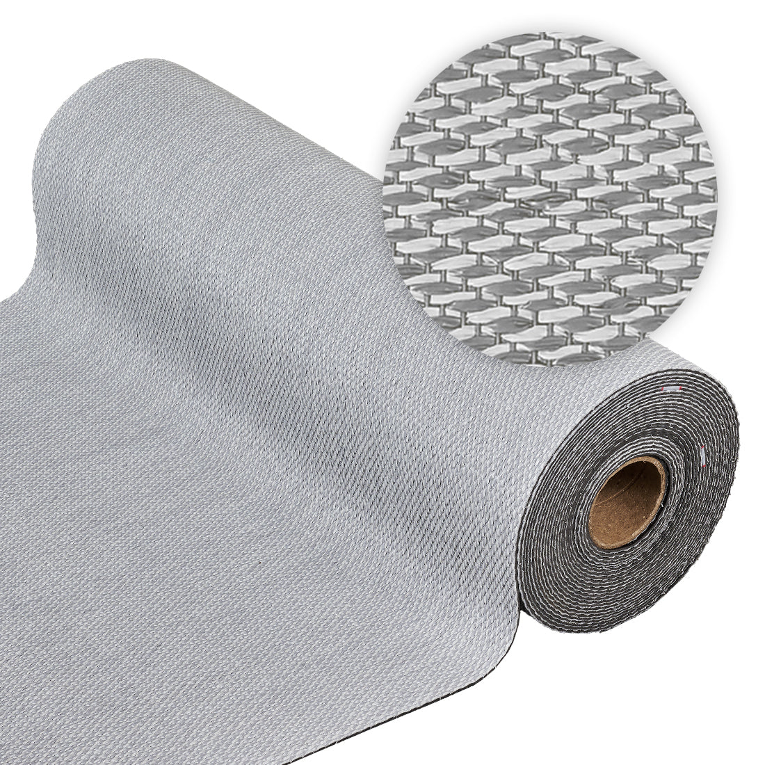 Tappeto vinilico di alta qualità grigio 80x200