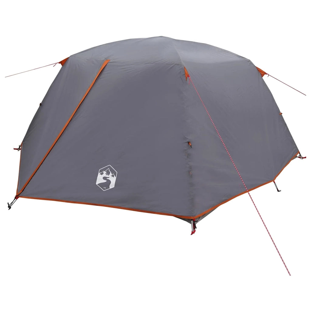 Tenda da backpacking Grigio e arancione 4 persone