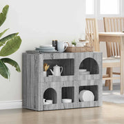 Credenza Grigio Sonoma 80.5 x 35 x 59 cm Legno multistrato 891330