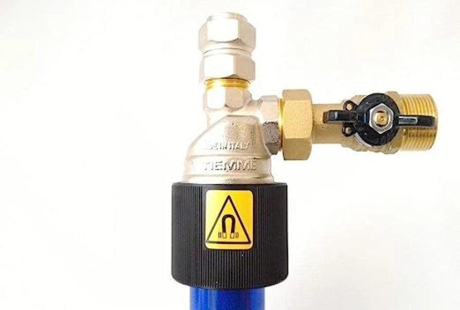 Filtro Magnetico Tiemme Sotto-Caldaia Con Valvola A Sfera 3/4