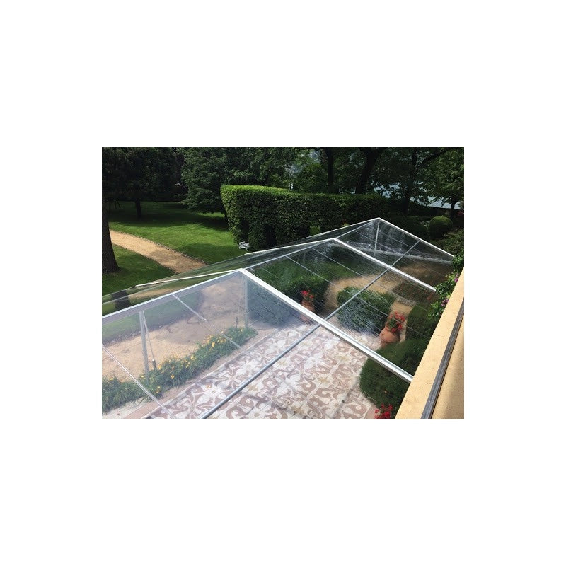 Telo PVC MICROFORATO Ombreggiante Bianco | Telone Occhiellato Ogni 50CM 350g/mq | Copertura Esterna | 3x6m | Resistente Multiuso